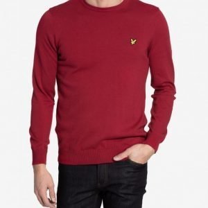 Lyle & Scott Crew Neck Cotton Merino 12gg Jumper Pusero Ruby