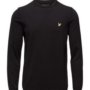 Lyle & Scott Crew Neck Cotton Merino 12gg Jumper pyöreäaukkoinen neule