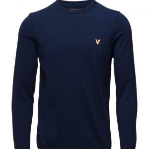 Lyle & Scott Crew Neck Cotton Merino 12gg Jumper pyöreäaukkoinen neule