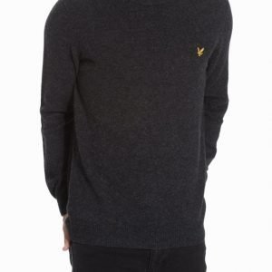 Lyle & Scott Crew Neck Lambswool 7GG Jumper Pusero Charcoal