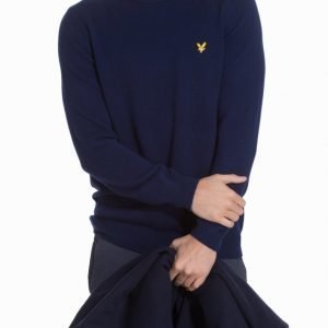 Lyle & Scott Crew Neck Lambswool 7GG Jumper Pusero Navy