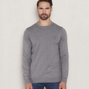 Lyle & Scott Crew Neck Merino T28 Mid Grey