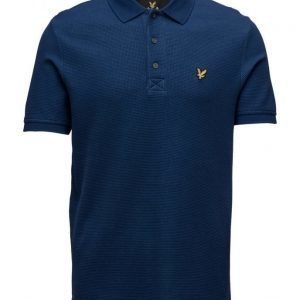 Lyle & Scott Grid Texture Polo Shirt lyhythihainen pikeepaita