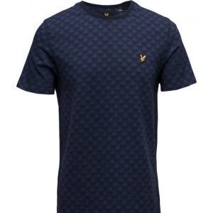 Lyle & Scott Jacquard T-Shirt lyhythihainen t-paita