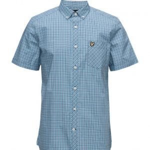 Lyle & Scott Micro Check Shirt lyhythihainen paita