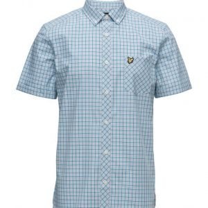 Lyle & Scott Micro Check Shirt lyhythihainen paita