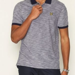 Lyle & Scott Oxford Slub Polo Shirt Pikeepaita Navy