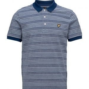 Lyle & Scott Oxford Stripe Polo Shirt lyhythihainen pikeepaita