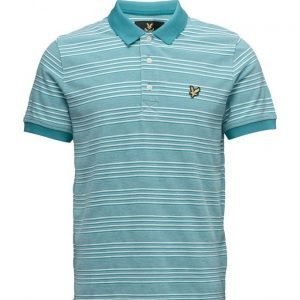 Lyle & Scott Oxford Stripe Polo Shirt lyhythihainen pikeepaita