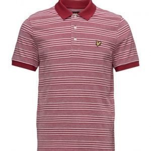 Lyle & Scott Oxford Stripe Polo Shirt lyhythihainen pikeepaita