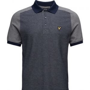 Lyle & Scott Reverse Birdseye Saddle Shoulder Polo Shirt lyhythihainen pikeepaita