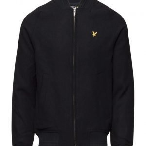 Lyle & Scott Ric-Rac Rib Melton Bomber Jacket bomber takki