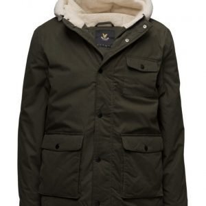 Lyle & Scott Shearling Lined Parka parkatakki