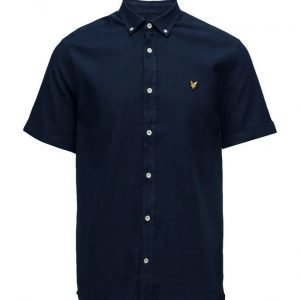 Lyle & Scott Ss Indigo Oxford Shirt lyhythihainen paita