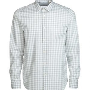 Lyle & Scott Textured Gingham Poplin Kauluspaita