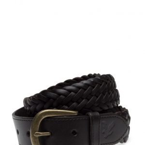 Lyle & Scott Woven Leather Belt vyö