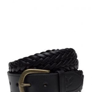 Lyle & Scott Woven Leather Belt vyö