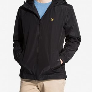 Lyle & Scott Zip Through Hooded Jacket Takki True Black