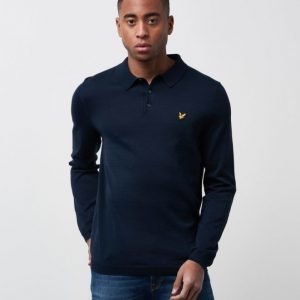 Lyle & Scott Cotton Knited Polo Z99 Navy