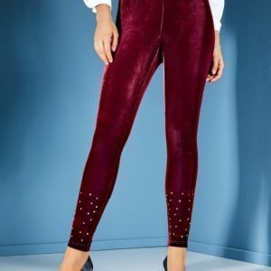 M. Collection Leggingsit Viininpunainen