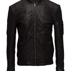 MDK / Munderingskompagniet Combi Leather Jacket (Black) nahkatakki