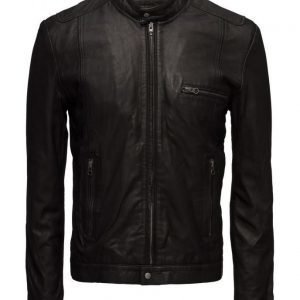 MDK / Munderingskompagniet Karl Leather Jacket (Black) nahkatakki