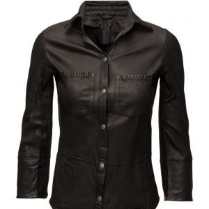 MDK / Munderingskompagniet Kirsty Leather Shirt pitkähihainen paita