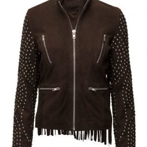 MDK / Munderingskompagniet Sophie Rivet Suede Jacket nahkatakki