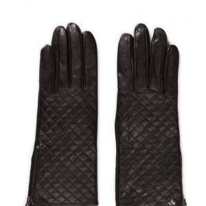 MJM Mjm Glove Lucille Quilted Sheepskin Black hanskat