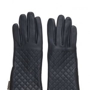 MJM Mjm Glove Lucille W Quilted Sheepskin Navy hanskat