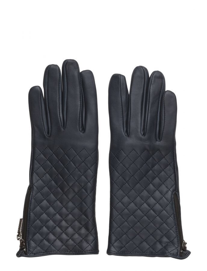 MJM Mjm Glove Lucille W Quilted Sheepskin Navy hanskat - Vaatekauppa24.fi