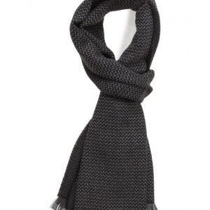 MJM Mjm Scarf Firenze 100 % Lambswool Black huivi