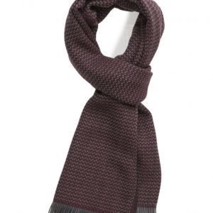 MJM Mjm Scarf Firenze 100 % Lambswool Bordeaux huivi