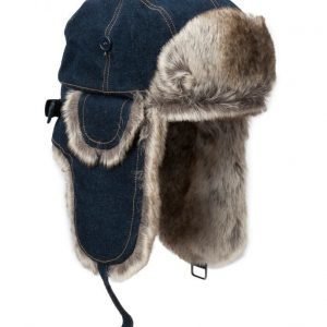 MJM Mjm Trapper Denim/Faux Fur Blue