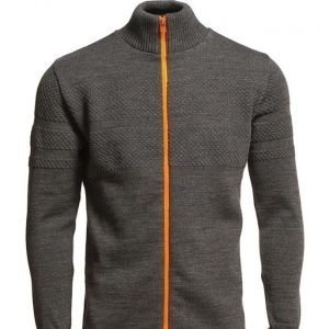 Mads Nørgaard 100% Wool Klemens Zip Kontrast neuletakki