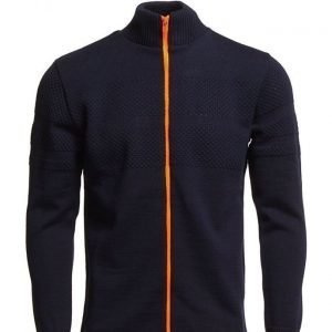 Mads Nørgaard 100% Wool Klemens Zip Kontrast neuletakki