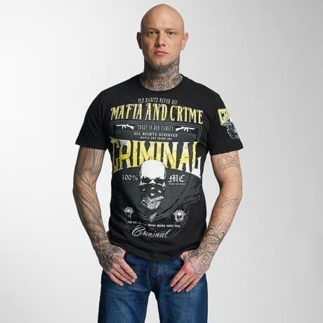 Mafia & Crime T-paita Musta