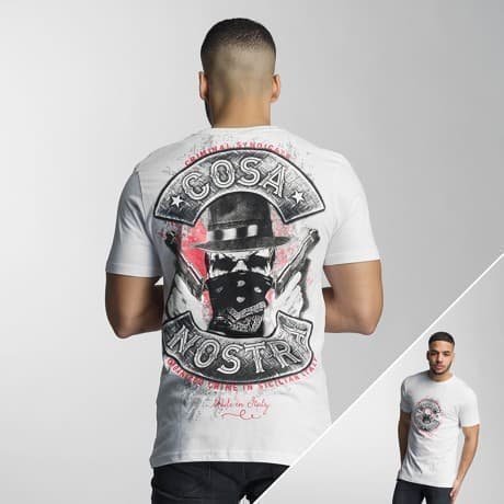 Mafia & Crime T-paita Valkoinen