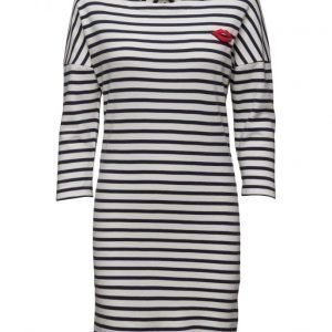 Maison Scotch 3/4 Sleeve Sweat Dress With Button Details mekko