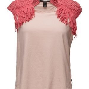 Maison Scotch Beach Fringe Tee