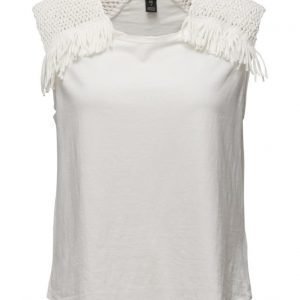 Maison Scotch Beach Fringe Tee