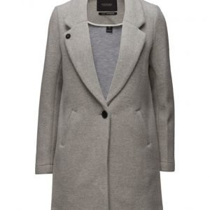 Maison Scotch Bonded Wool Coat In Checks & Solids villakangastakki