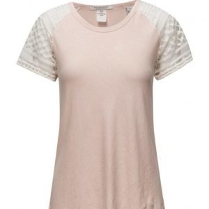 Maison Scotch Linen Short Sleeve Tee