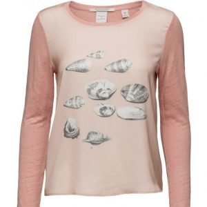 Maison Scotch Long Sleeve Photoprinted Top