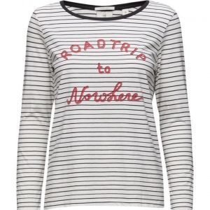 Maison Scotch Long Sleeve Tee With New Travel Themed Artworks