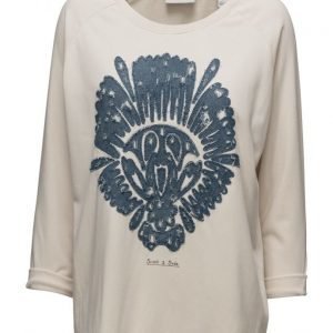 Maison Scotch Loose Fitted Sweat With A Cutted Hem