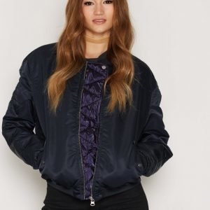 Maison Scotch Nylon Bomber Takki Navy