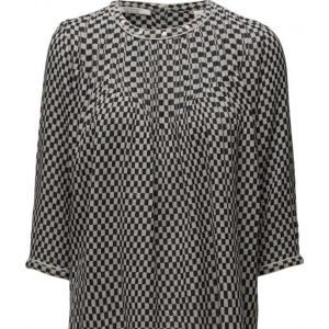 Maison Scotch Pleated Top With Closure At Back In Various Weavings pitkähihainen pusero