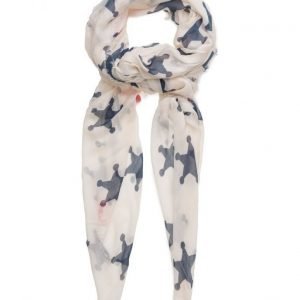 Maison Scotch Scarf With Various Allover Prints huivi