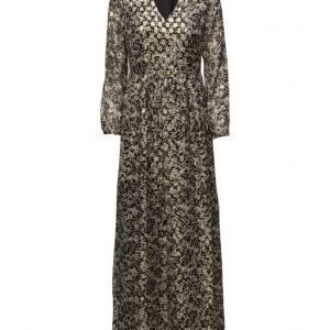 Maison Scotch Silk Lurex Jacquard Maxi Dress maksimekko